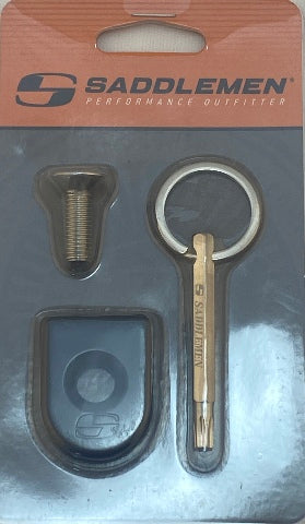 Saddlemen Black ATAB Motorcycle Security Seat Screw for Indian