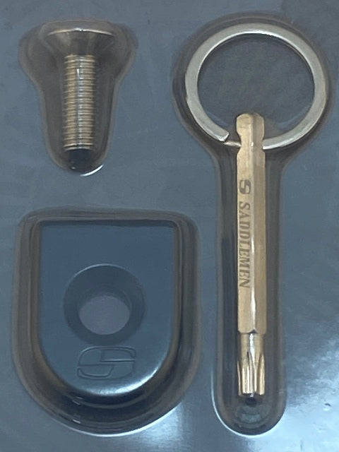 Saddlemen Black ATAB Motorcycle Security Seat Screw for Indian