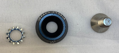 Pro One Black Universal Motorcycle 1/4"-20 Fender Seat Screw Bolt Harley Models