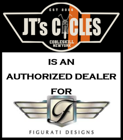 Figurati Designs Logo Seat Bolt Knob 1/4"-20 for 1965-2022 Harley Davidson