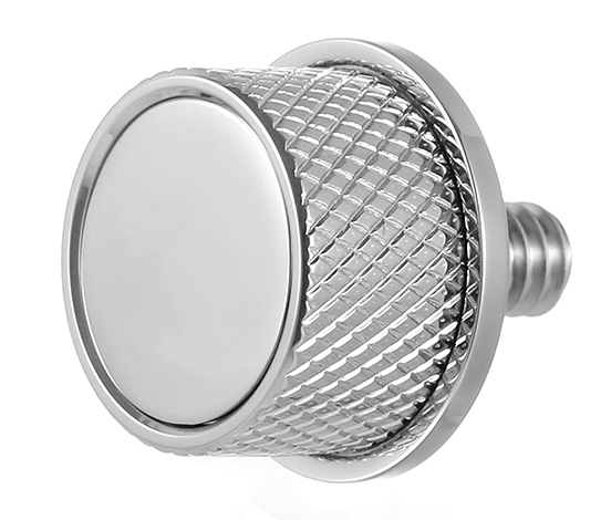 Figurati Designs Smooth 1/4"-20 Seat Bolt Knob for 1965-2022 Harley Davidson