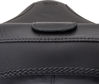 Mustang Vintage Wide Solo Seat & Backrest 00-05 Harley Softail Fat Boy Heritage