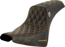 Saddlemen SDC Pro Series Gold Lattice Gel Seat for 2018-2026 Harley Softail FXBB