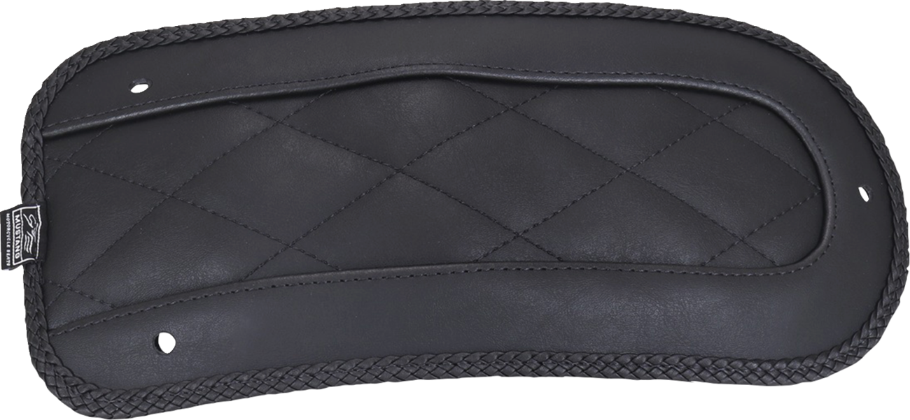 Mustang Black Diamond Solo Seat Rear Fender Bib fits 1997-2025 Harley Touring