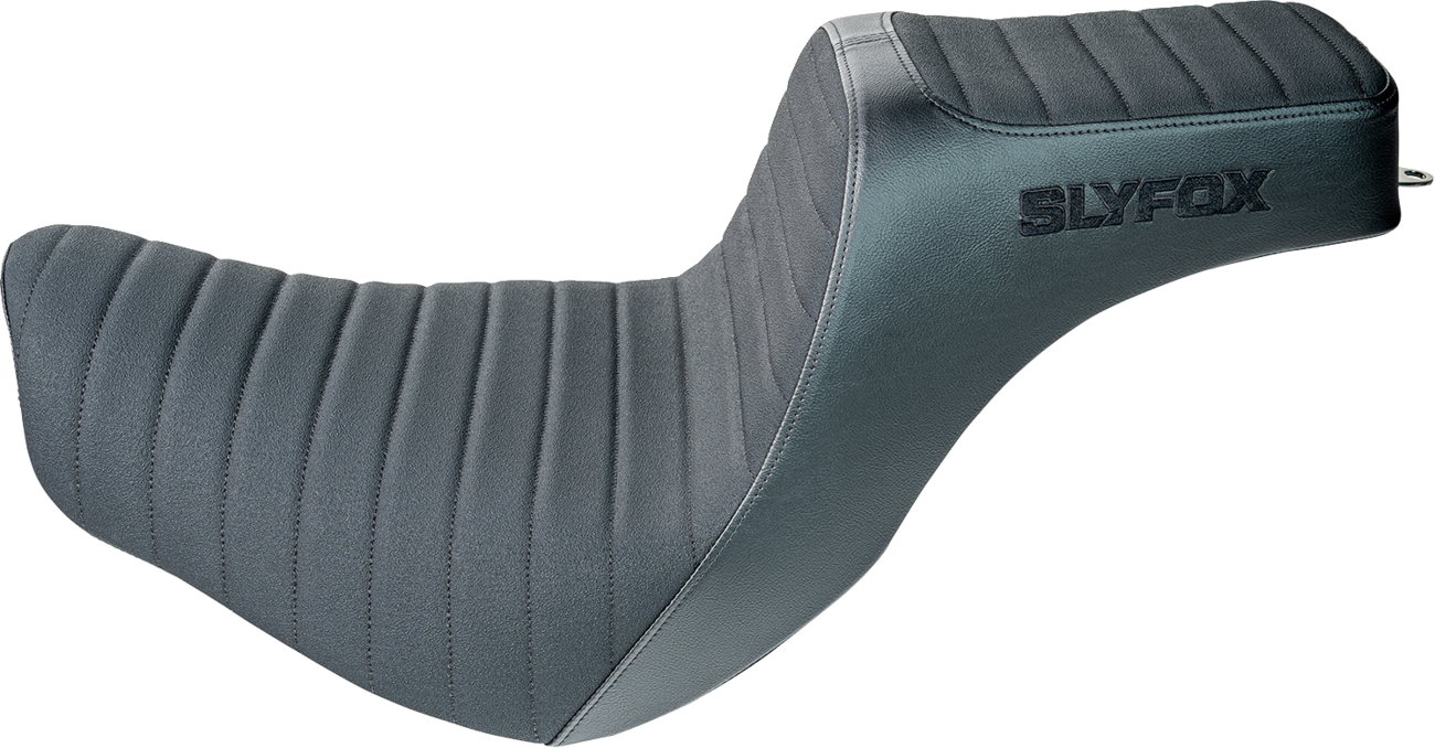 Slyfox Highnoon Classic Stitch Seat fits 2018-2025 Harley Softail Low Rider FLSB