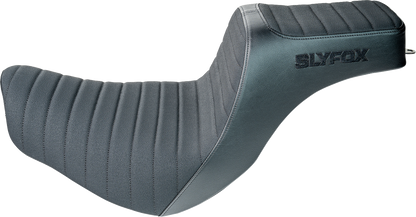 Slyfox Highnoon Classic Stitch Seat fits 2018-2025 Harley Softail Low Rider FLSB