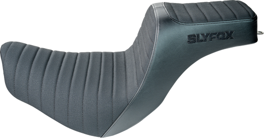 Slyfox Highnoon Classic Stitch Seat fits 2018-2025 Harley Softail Low Rider FLSB