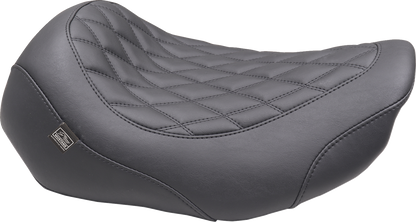Mustang Wide Tripper Black Diamond Solo Seat fits 2023-2025 Harley Touring FLHX