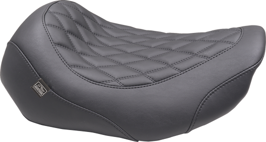Mustang Wide Tripper Black Diamond Solo Seat fits 2023-2025 Harley Touring FLHX