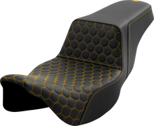 Saddlemen Step Up Gold Honeycomb Extended Gel Seat fits 2008-2025 Harley Touring