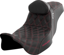 Saddlemen SDC Pro Series Wine Lattice Seat & Backrest for 2008-25 Harley Touring