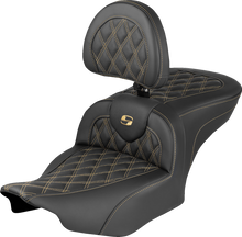 Saddlemen Roadsofa Lattice Stitch Gel Seat w/ Backrest for 2023-2026 Harley FLHX