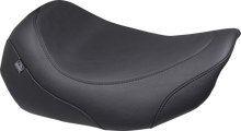 Mustang Wide Tripper Black Stitch Solo Seat for 2023-26 Harley Street Road Glide