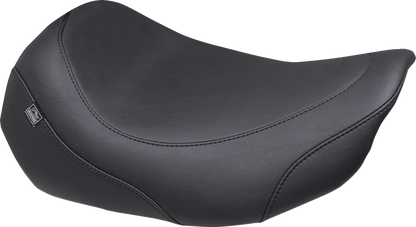 Mustang Wide Tripper Black Stitch Solo Seat for 2023-26 Harley Street Road Glide