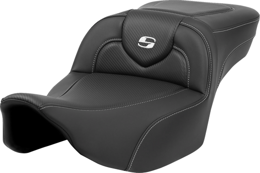 Saddlemen Roadsofa Carbon Fiber Extended Reach Seat for 2023-2026 Harley Touring