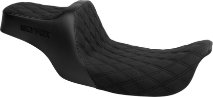 Slyfox High Noon Double Diamond Seat fits 1997-2007 Harley Street Road Glide