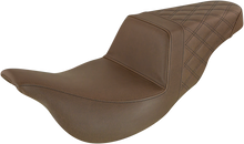 Saddlemen Step Up Brown Extended Reach Gel Seat for 2008-2025 Harley Touring