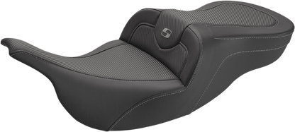 Saddlemen Roadsofa Carbon Fiber Seat 1997-2007 Harley Touring Electra Road Glide