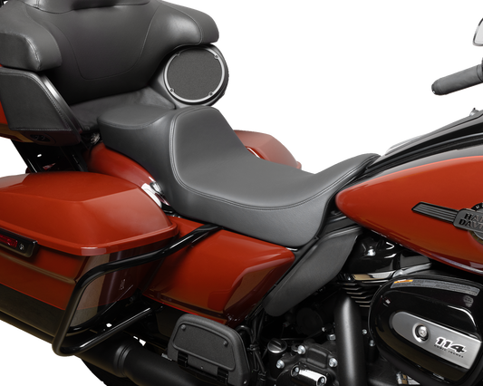 Drag Specialties Predator III Smooth Extended Reach Seat 2008-24 Harley Touring