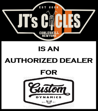 Custom Dynamics 1/4"-20 2" Rear Motorcycle Fender Seat Bolt for Harley Davidson