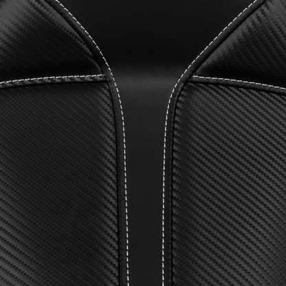 Saddlemen Dominator Gray Stitch Gel Solo Seat for 1996-2003 Harley Davidson Dyna