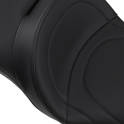 Drag Specialties Backrest Compatible Seat for 2009-2023 Harley Touring FLHR FLTR