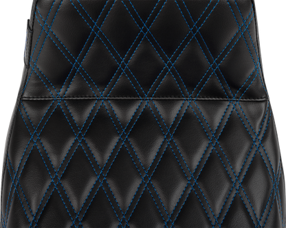 Le Pera Tailwhip Blue Diamond Stitch Seat for 2023-2025 Harley Touring FLHX FLTR
