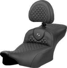 Saddlemen Extended Reach Roadsofa Gray Stitch Seat fits 2023-2026 Harley Touring