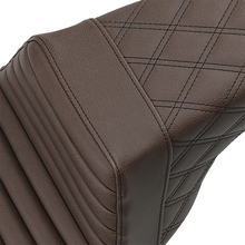 Saddlemen Brown Step Up Gel Seat for 1997-2007 Harley Road King Street Glide