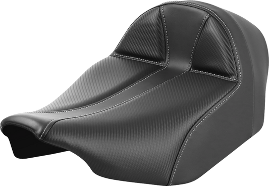 Saddlemen Dominator Carbon Fiber Extended Gel Solo Seat 2023-2024 Harley Touring