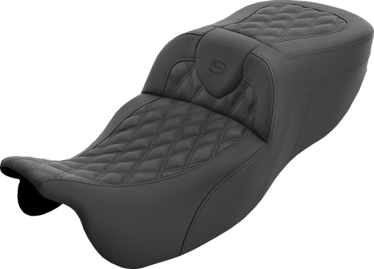 Saddlemen Roadsofa Lattice Extended Gel Seat fits 2015-25 Harley Freewheeler RG3