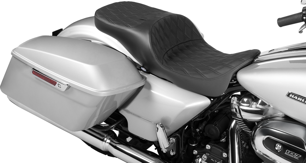 Drag Specialties Extended Reach Freedom Seat for 2009-2024 Harley Touring