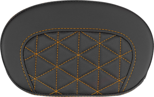 Saddlemen Mini Contour Orange Tri Gripper Sissy Bar Backrest Pad for Harley