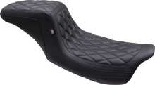 Mustang Squareback Double Diamond Stitch Seat for 2008-2025 Harley Touring 75299