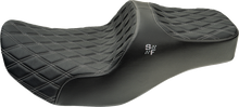 Slyfox Chariot Silver Diamond Stitch Seat for 2023-2026 Harley Road Street Glide