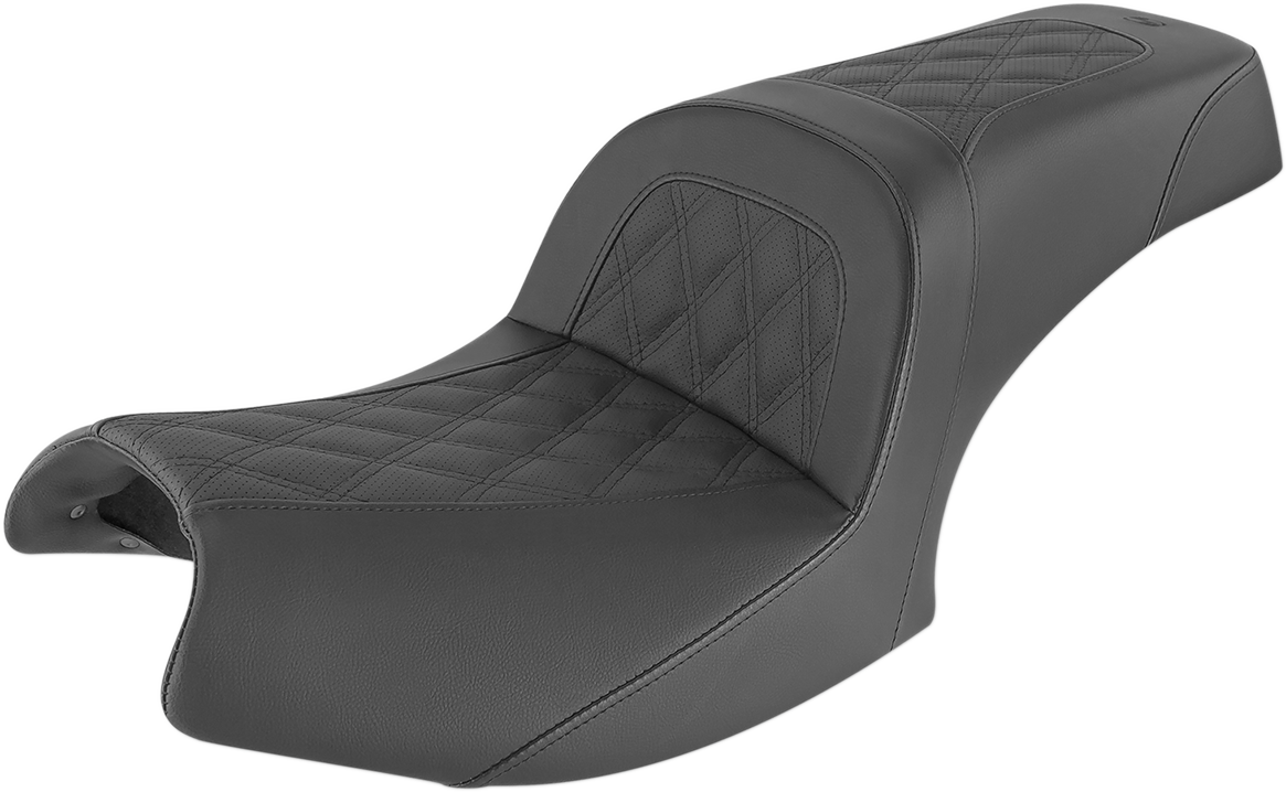 Saddlemen Slim Lattice Stitch Gel Seat fits 2020-2026 Indian Challenger Pursuit