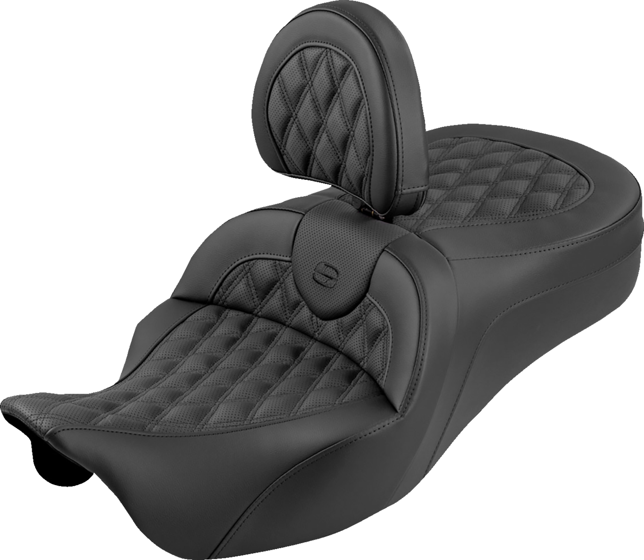 Saddlemen Roadsofa King Lattice Gel Seat & Backrest for 2008-2025 Harley Touring