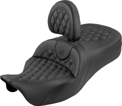 Saddlemen Roadsofa King Lattice Gel Seat & Backrest for 2008-2025 Harley Touring
