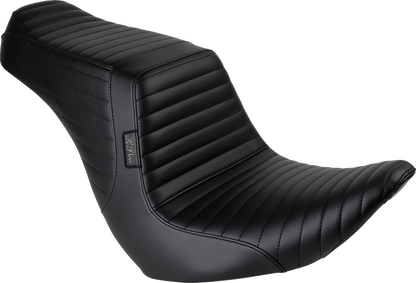 Le Pera Tailwhip Up Front Pleated Seat for 2018-2025 Harley Softail Low Rider