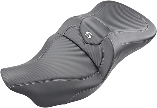 Saddlemen Roadsofa Carbon Fiber Seat for 2009-2024 Harley Tri Glide FLHTCUTG