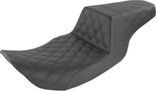 Saddlemen Black Step-Up Lattice Seat for 1997-2007 Harley Touring Electra Glide