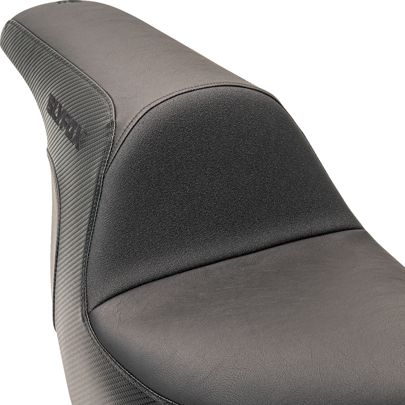 Slyfox Lowrider Smooth Carbon Fiber Seat fits 2018-2024 Harley Softail FXLR FLSB