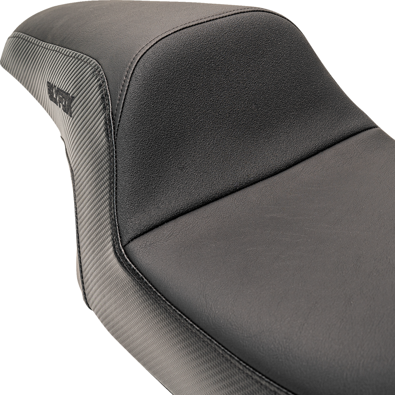 Slyfox Smooth Carbon Fiber Seat fits 2008-2024 Harley Touring FLHX FLTR FLHT