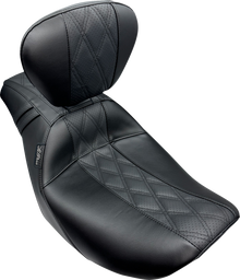 Le Pera Outcast GT2 Diamond Inlay Seat & Backrest fits 2023-2026 Harley Touring