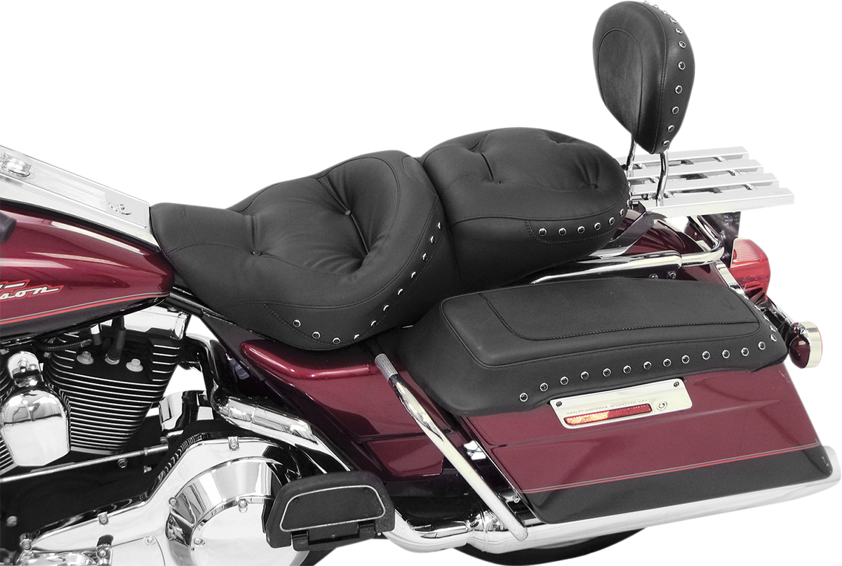 Mustang Wide Regal Studded Ultra Touring Seat for 1997-2007 Harley Touring FLH