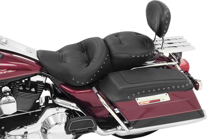 Mustang Wide Regal Studded Ultra Touring Seat for 1997-2007 Harley Touring FLH