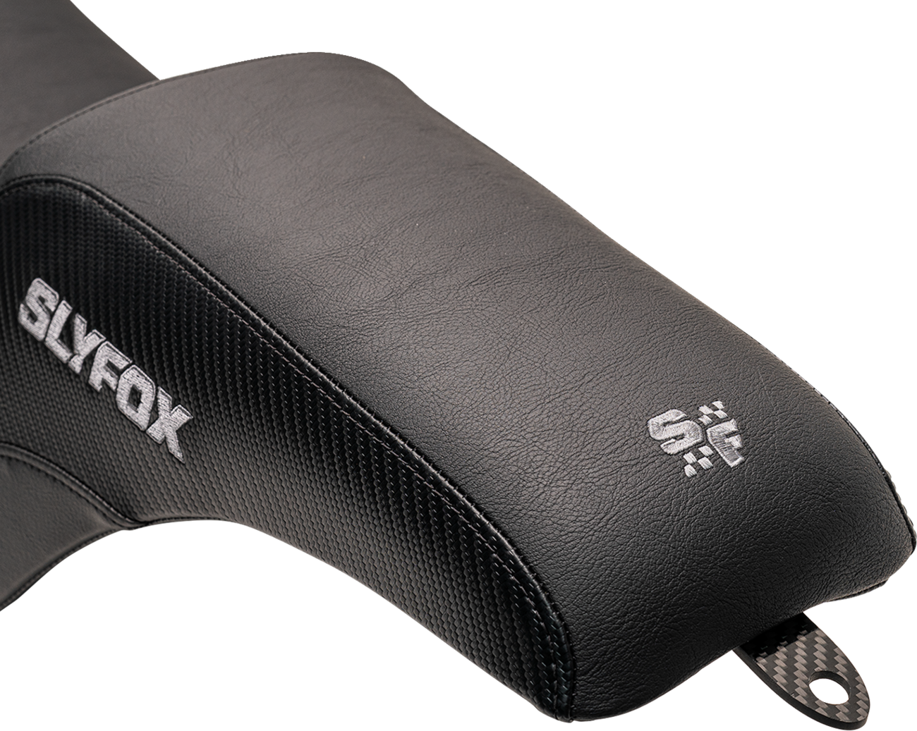 Slyfox Lowrider Smooth Carbon Fiber Seat fits 2018-2025 Harley Softail FXLR FLSB