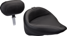 Mustang Vintage Wide Solo Seat & Backrest 00-06 Harley Softail Fat Boy Heritage