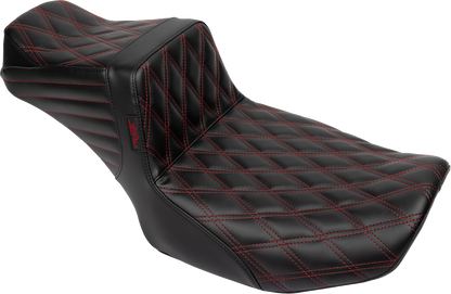 Le Pera Tailwhip Daddy Long Legs Red Diamond Seat fits 2023-2025 Harley Touring