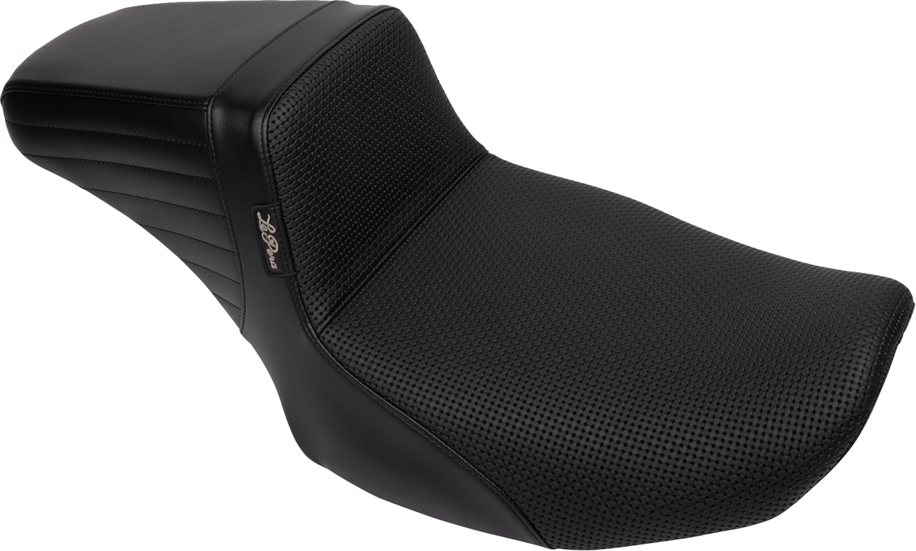 Le Pera Kickflip Basketweave Daddy Long Legs Seat for 2023-2025 Harley Touring